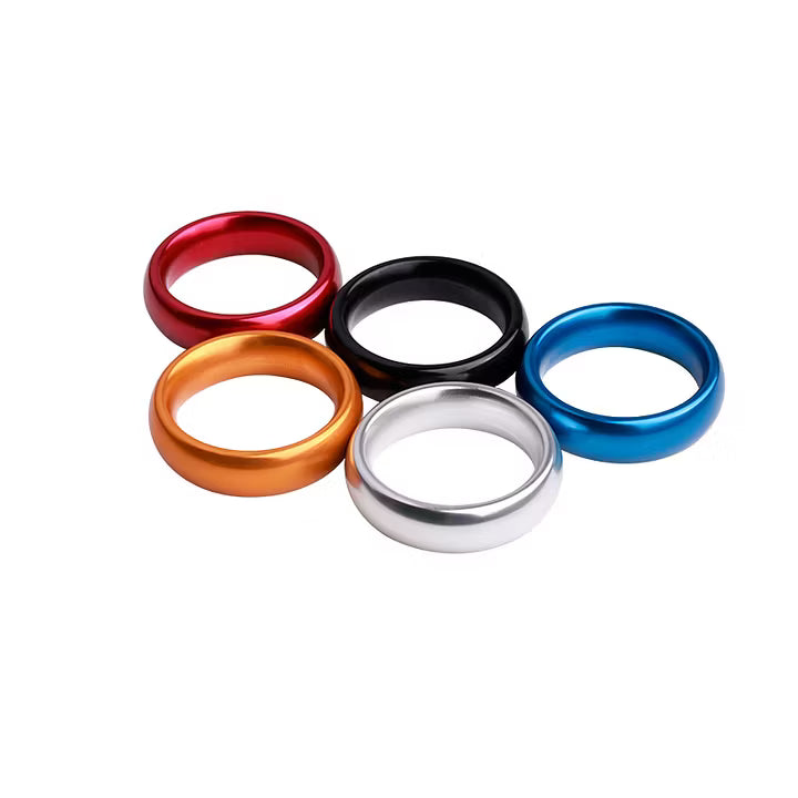 RUNYU Alloy Cock Ring for Men Colorful Aluminium Penis Ring Sex Toys