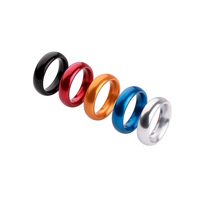 RUNYU Alloy Cock Ring for Men Colorful Aluminium Penis Ring Sex Toys