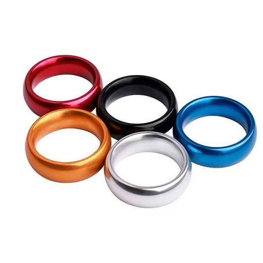 RUNYU Alloy Cock Ring for Men Colorful Aluminium Penis Ring Sex Toys